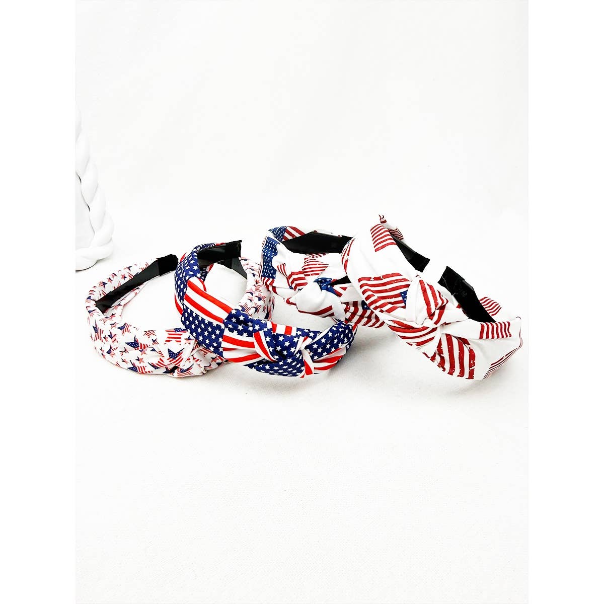 American Patriotic Knotted Headband