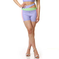 Daydream Cutout Compression Shorts -  Lilac Fusion