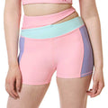 Daydream Cutout Compression Shorts -  Pink Serenity