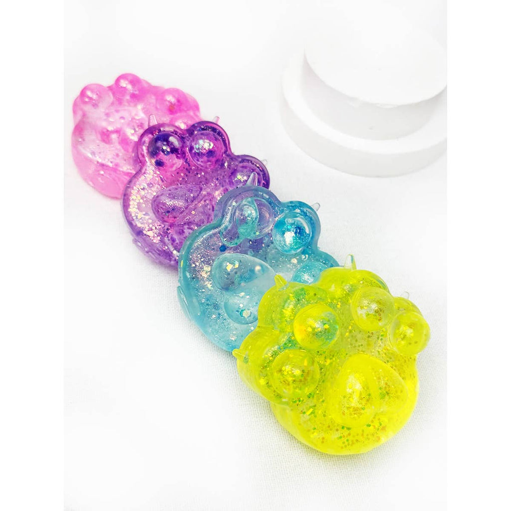 Cute Sugary Glittered Paw Squishy Toy
