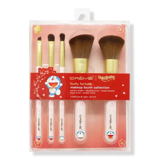 Vegan Makeup Brush Set 5 piece