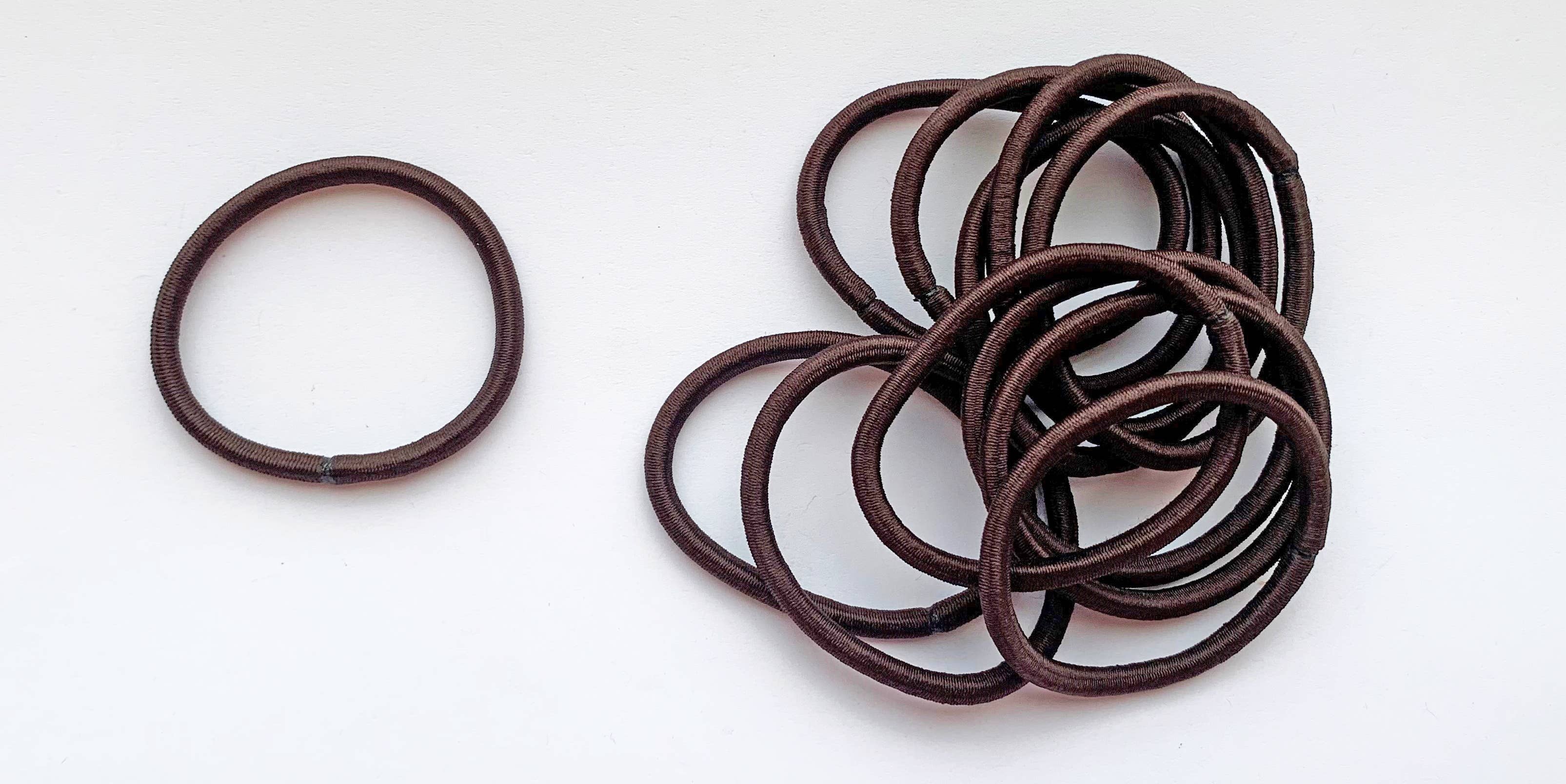 Large Ponytail Holders - 6 ct