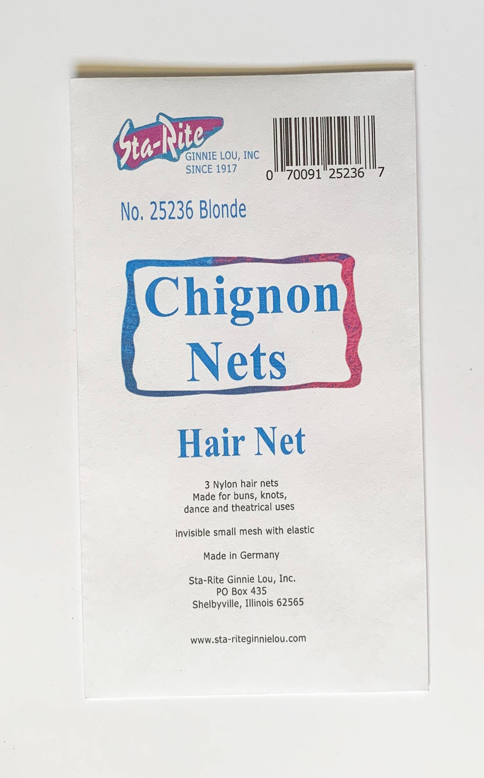 Chignon Hairnets - 3 ct