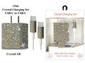 USB-C to USB-C Crystal Charging Set
