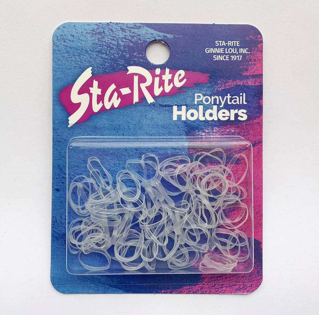 Clear Hair Elastics - 100 ct