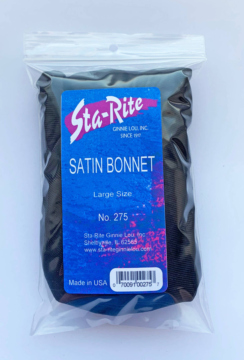 Large Satin Bonnet