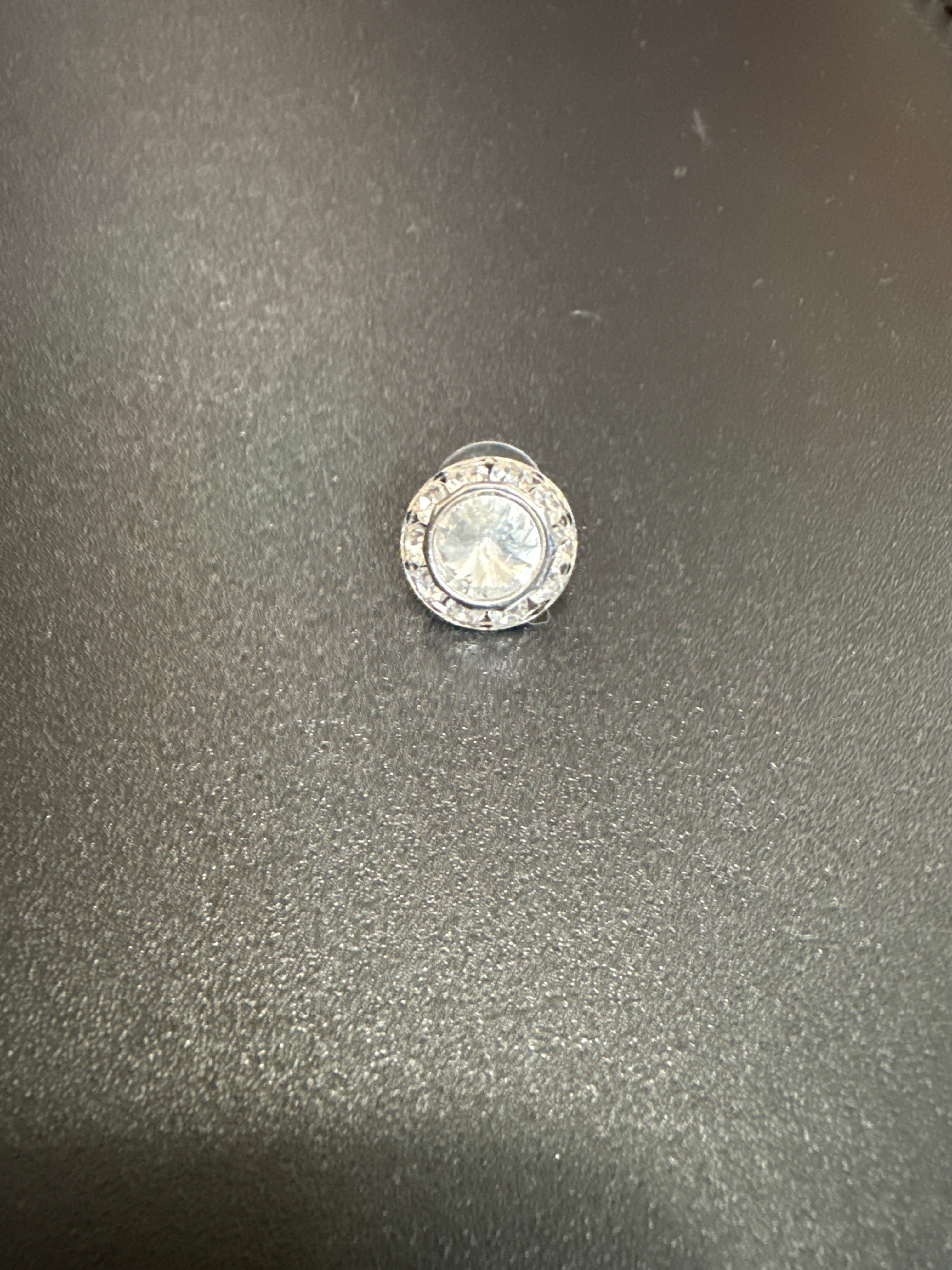 15 mm Rhinestone Earrings