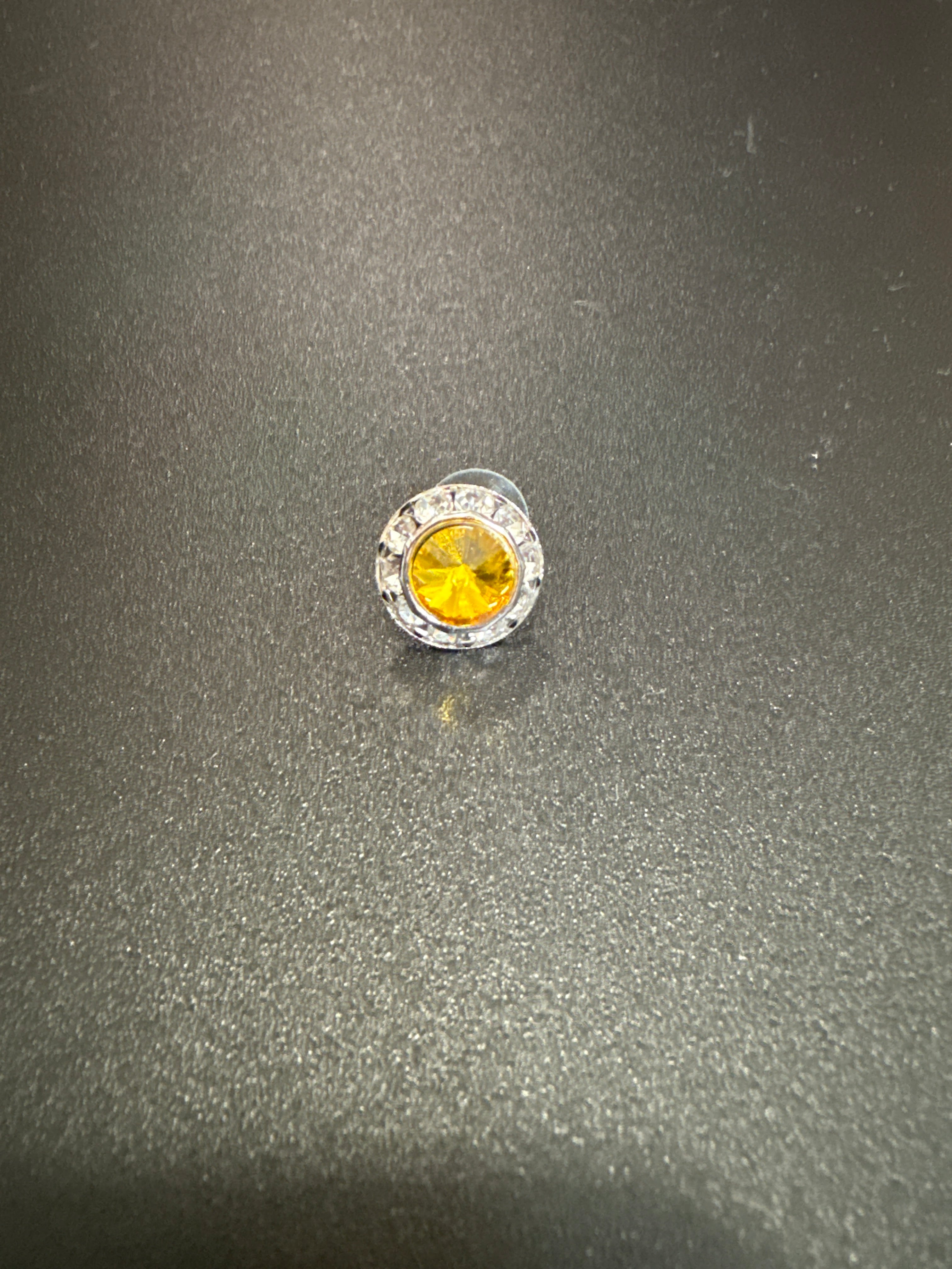 15 mm Rhinestone Earrings