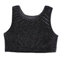 Sparkle Black Velvet Bra Crop
