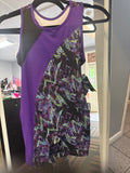Danskin Purple/multi biketard