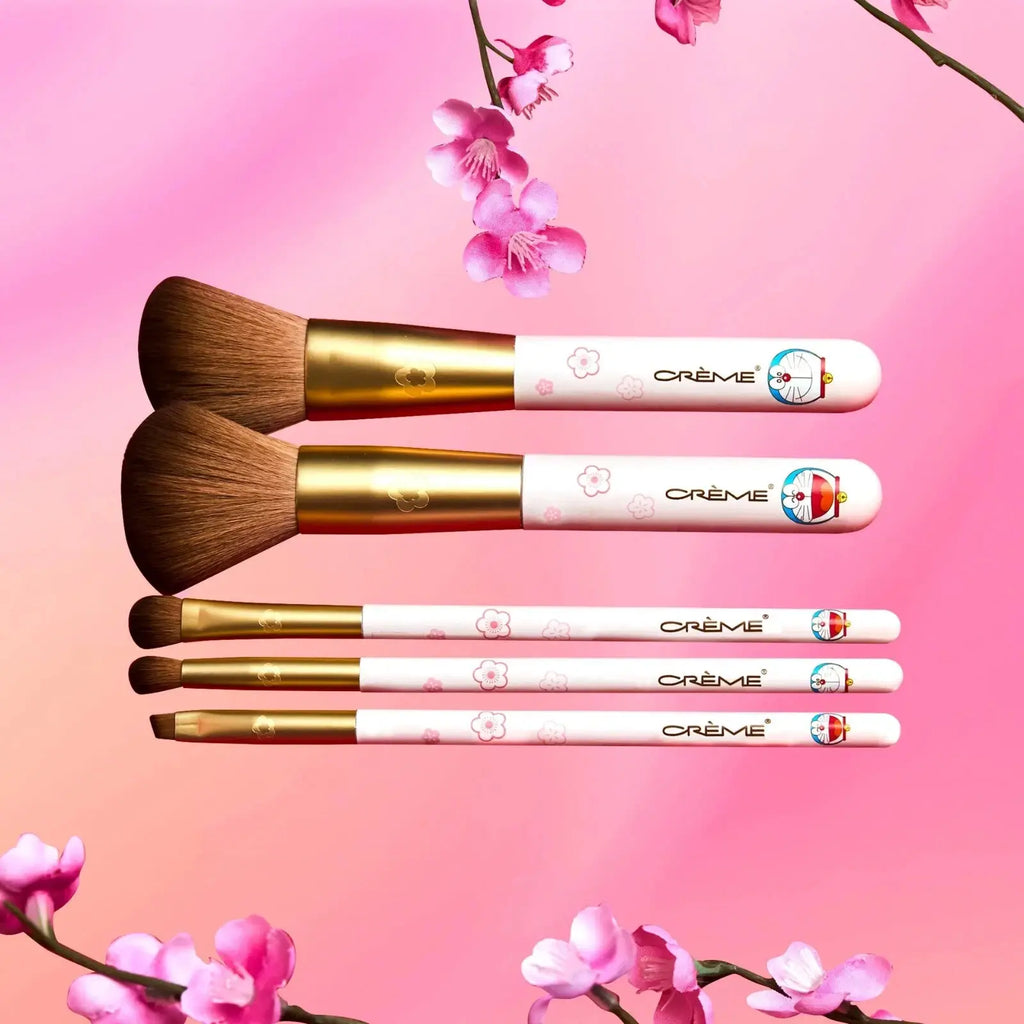 Vegan Makeup Brush Set 5 piece