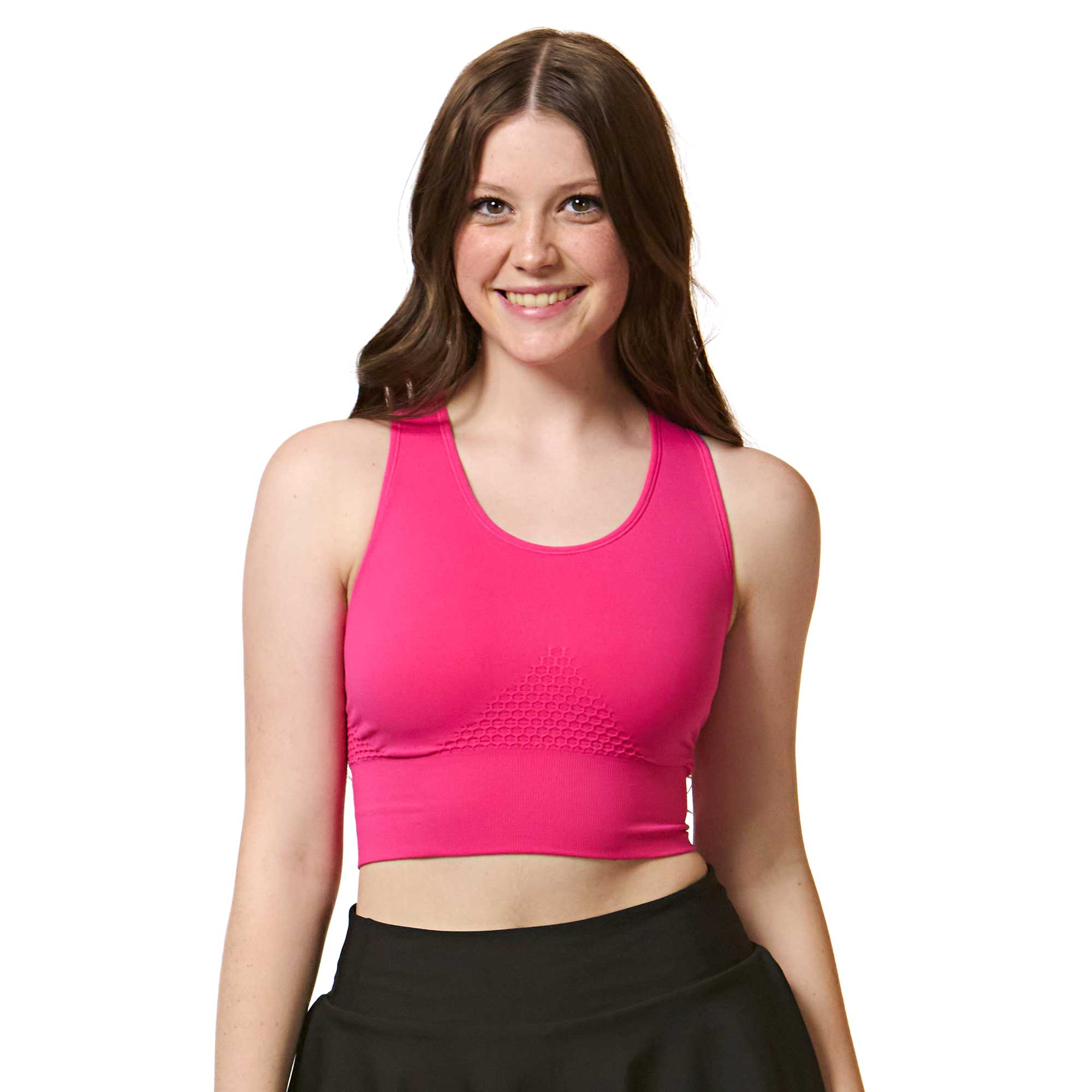 Fearless Seamless Crop Top - Pink