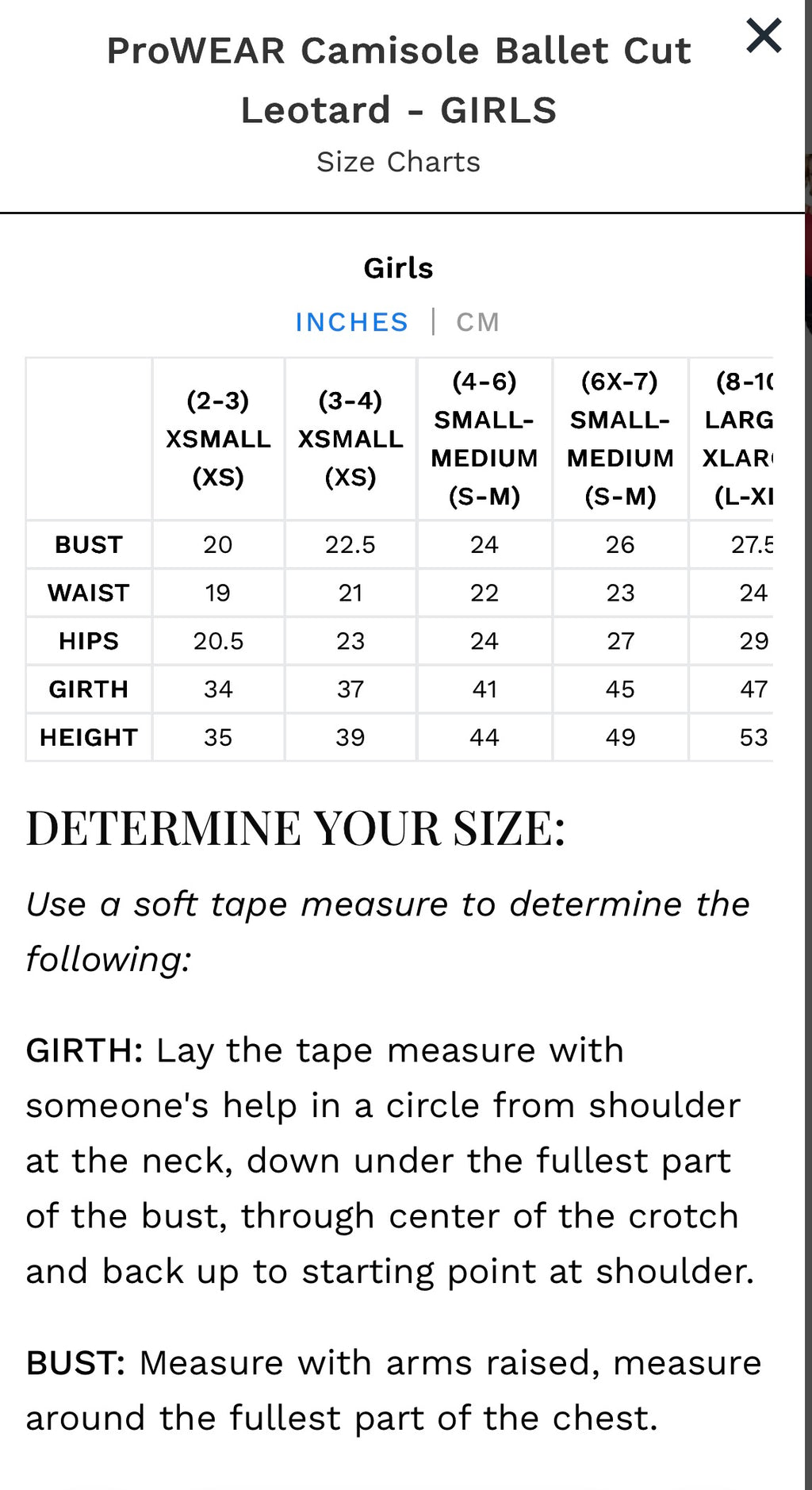 Body Wrappers V Back Cami Leotard