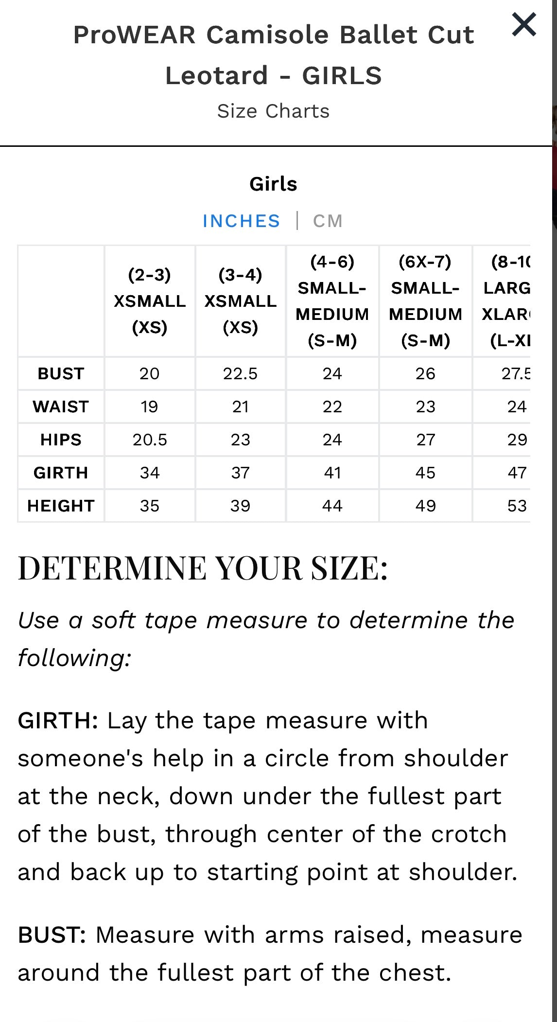 Body Wrappers V Back Cami Leotard