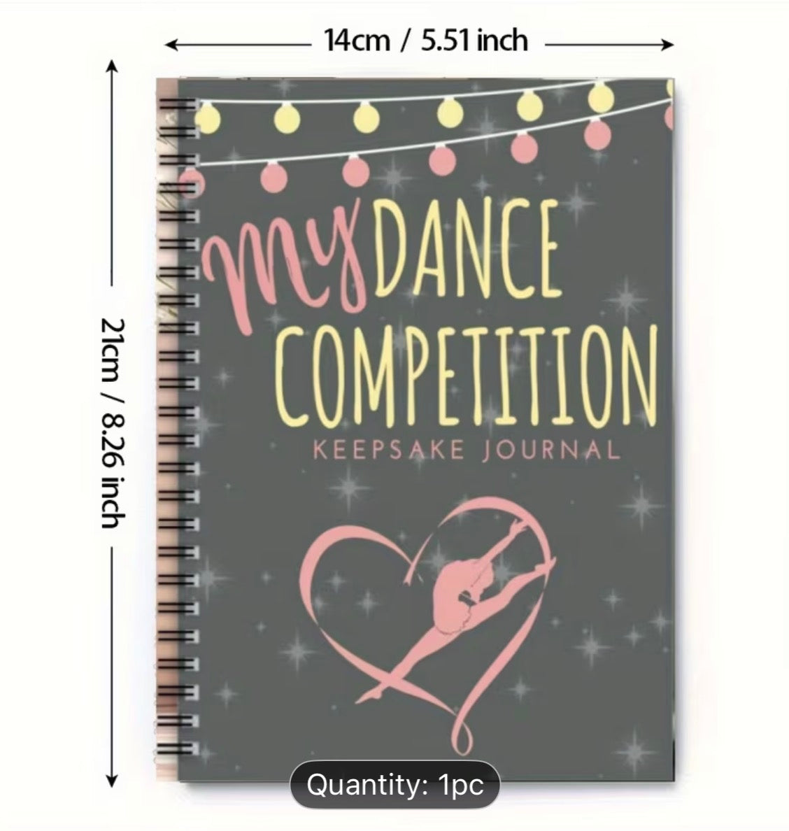 Dance Competition Keepsake Journal