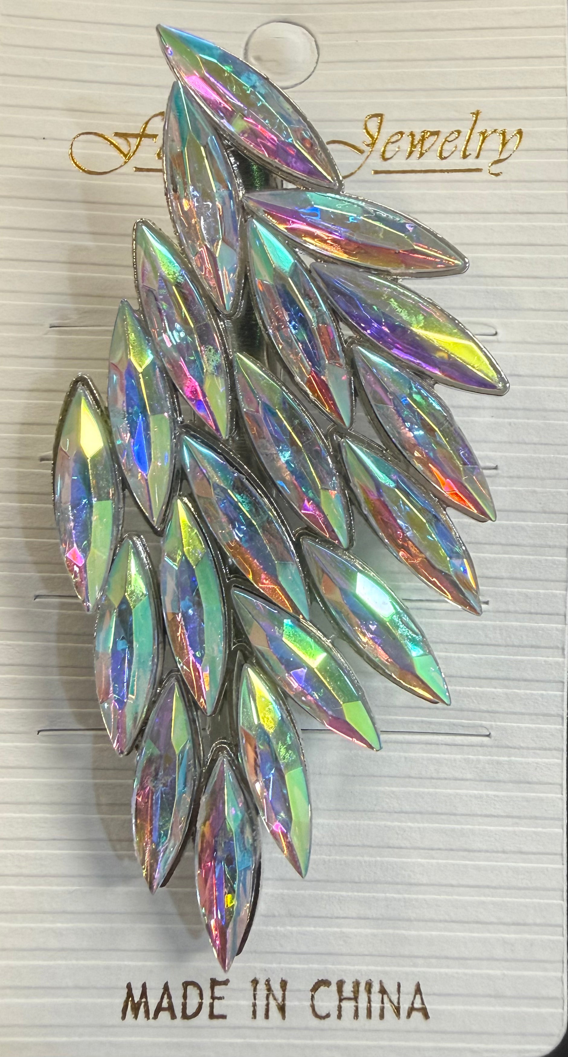 ‘peacock’ Barrette