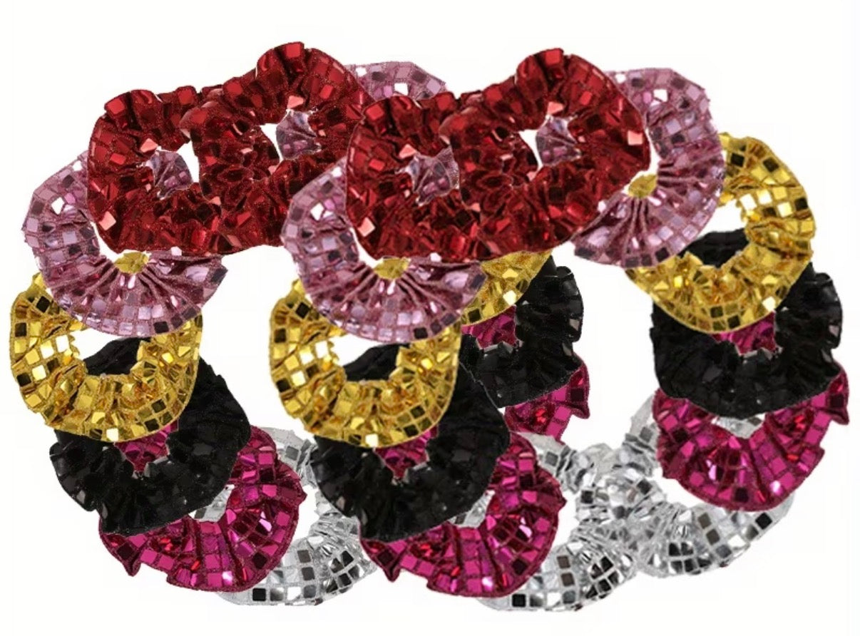 Sequin Hair Scrunchies