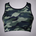 Womens Exercise Yoga Sports Bra Camo