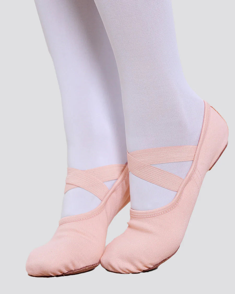 Stelle Kids Stretch Canvas Split Sole Ballet Shoe