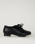 Kids Lace up Vegan Leather Tap Shoe