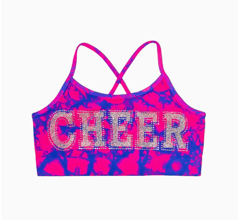 CHEER Bandeau Bra Cami Girls 10-14
