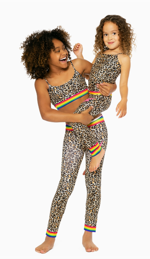 Rainbow Leopard Full Cami (4-6x)