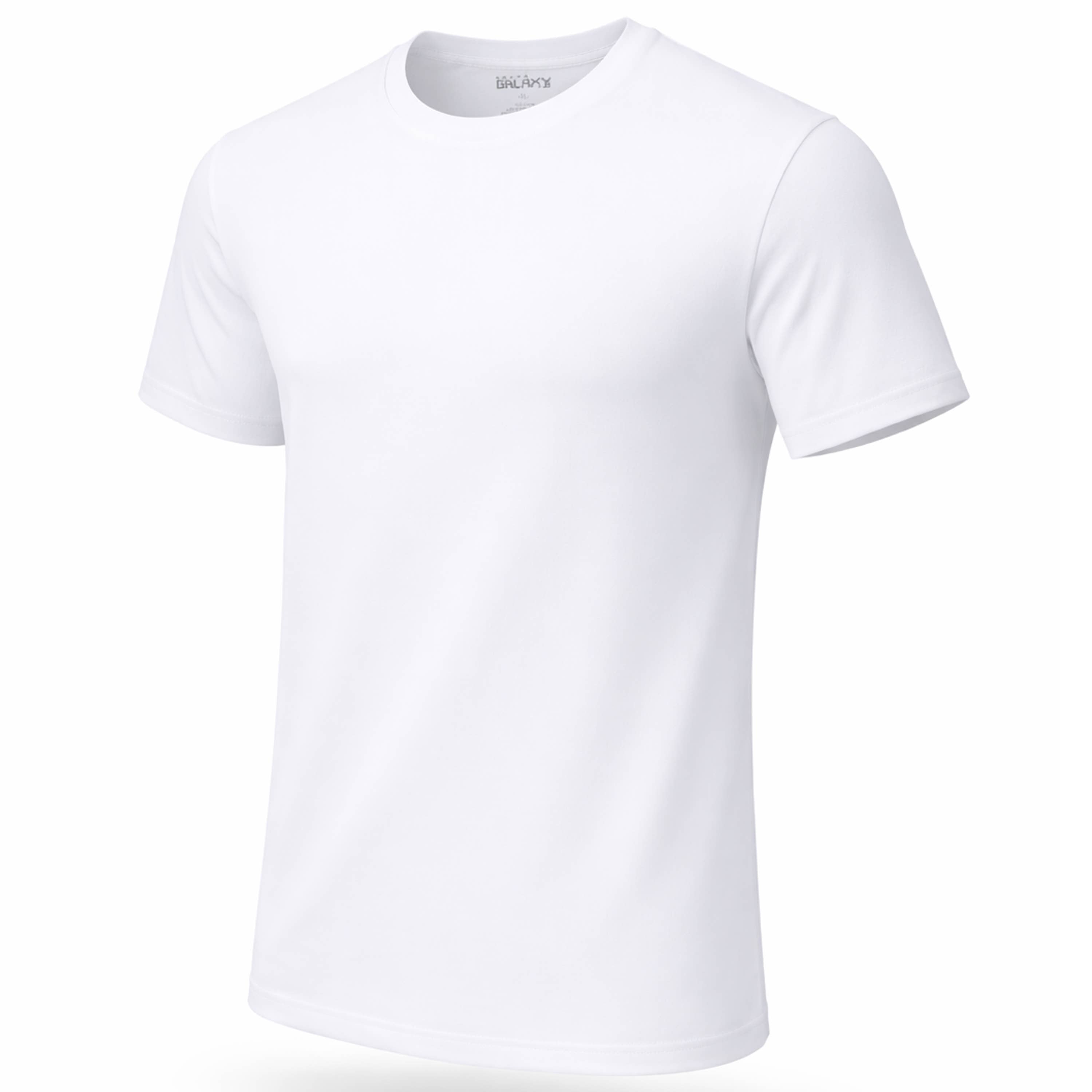 Men's 3-Pack Classic S/S Crew Neck 100% Cotton Undershirts
