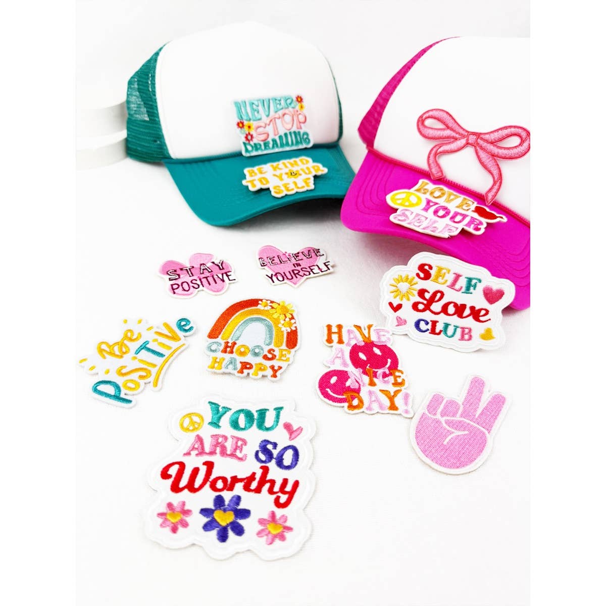 SELF LOVE Theme DIY Iron On Embroidered Patches