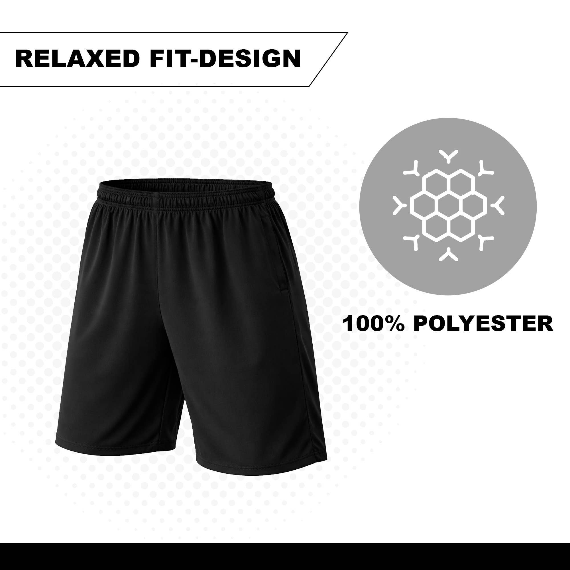 Men's Classic Poly Tech Lounge Shorts (S-3XL)