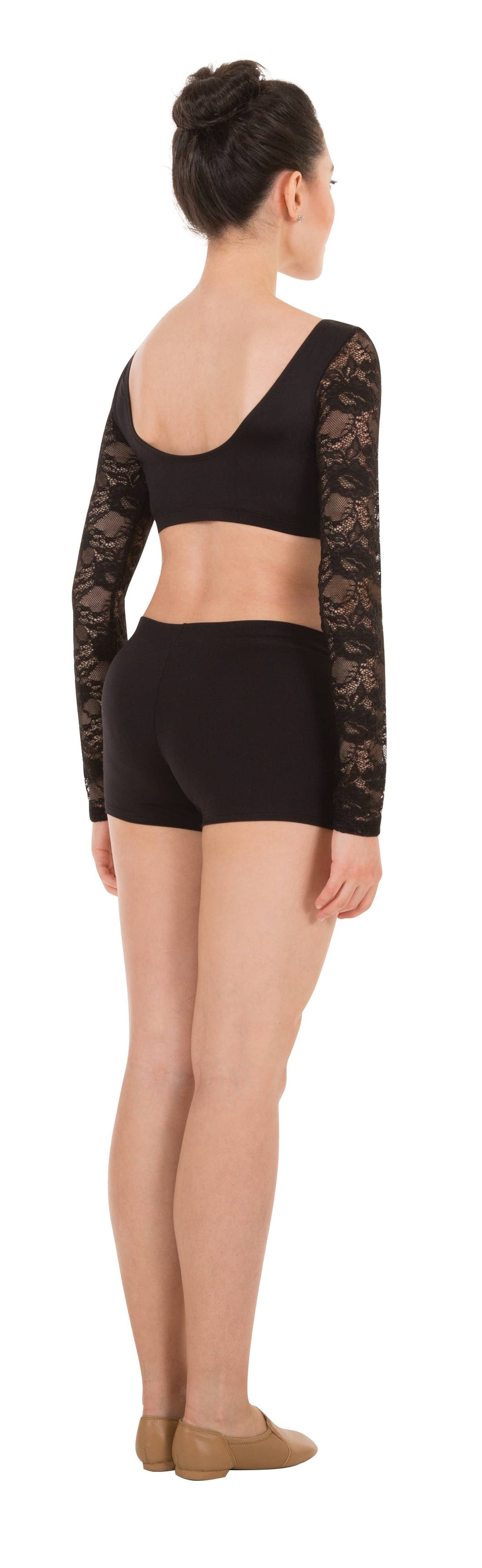 Body Wrappers’ Longsleeve Crop Top Ladies-Performance