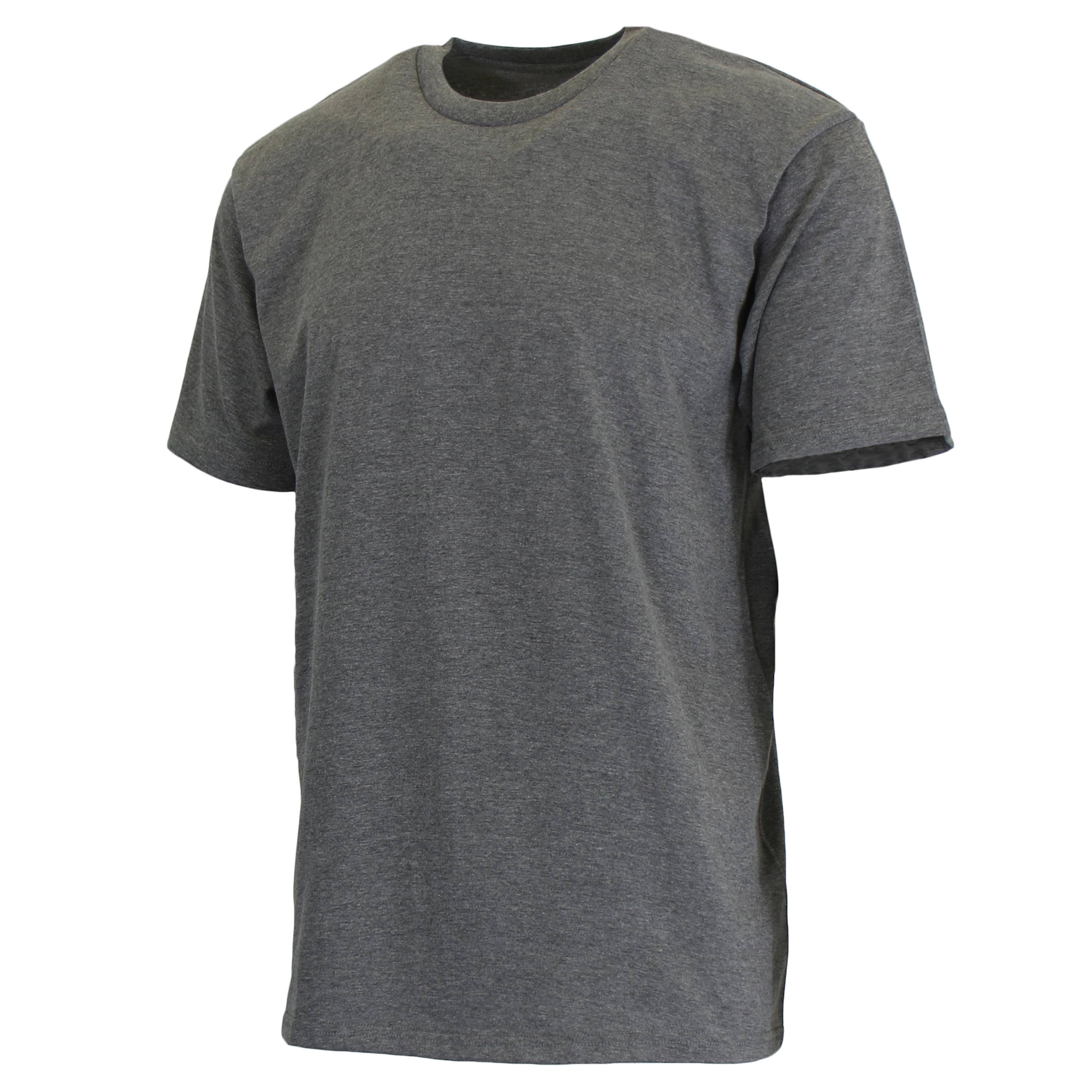 Men's Short Sleeve Crew Neck Cotton Blend Classic Tee