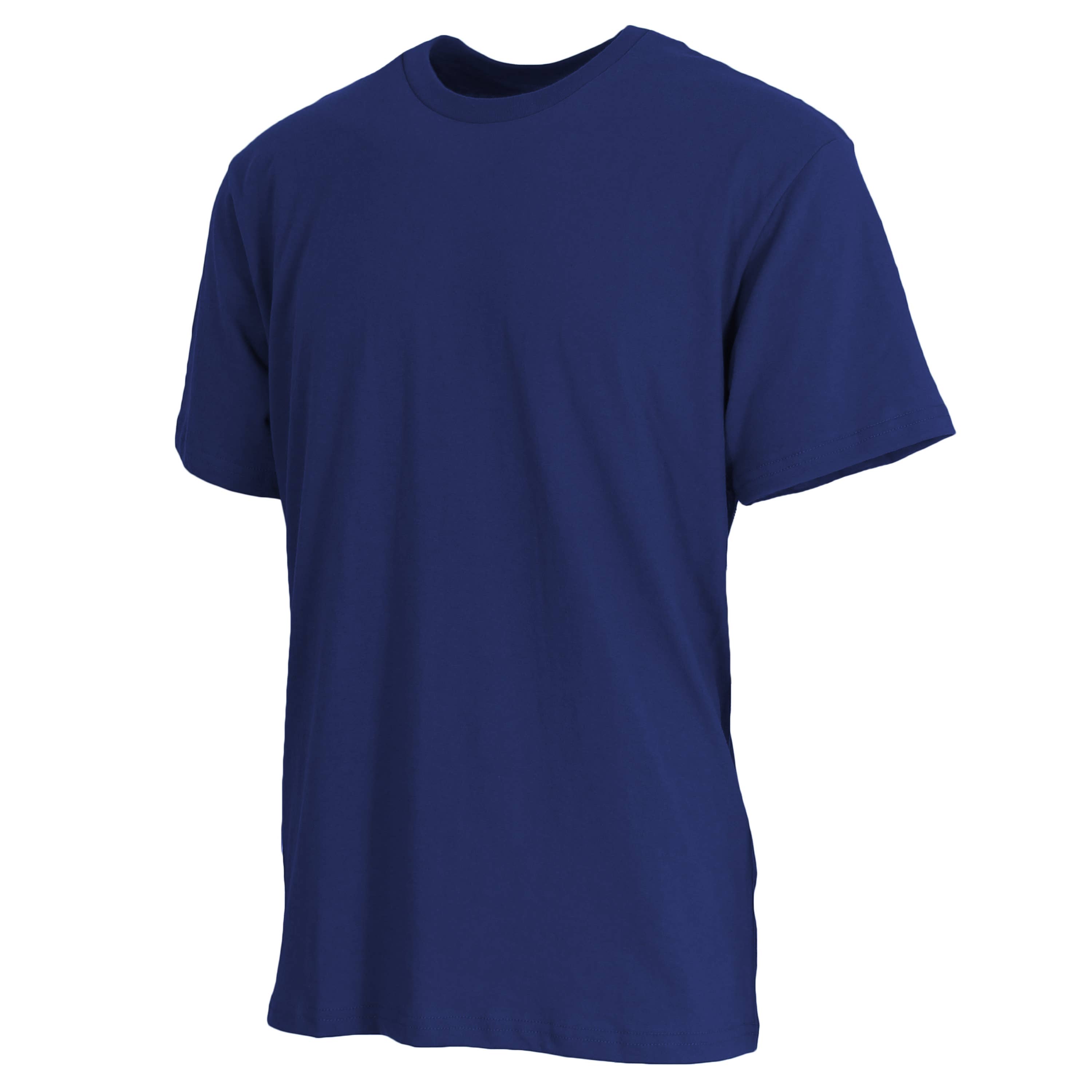 Men's Short Sleeve Crew Neck Cotton Blend Classic Tee