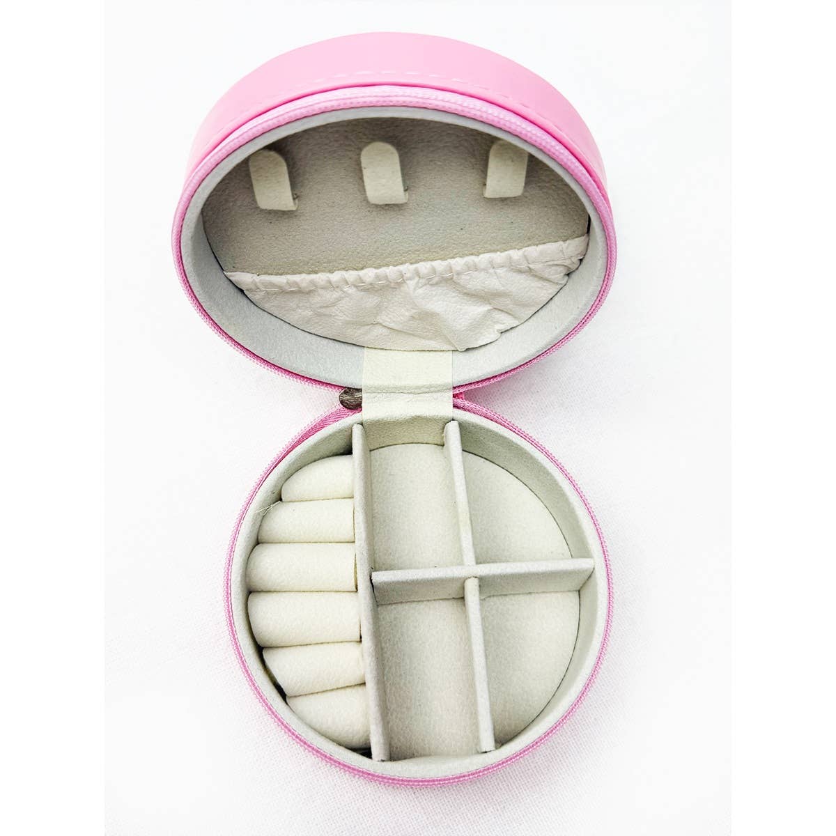 Mini Star Zipper Detail Jewelry Case